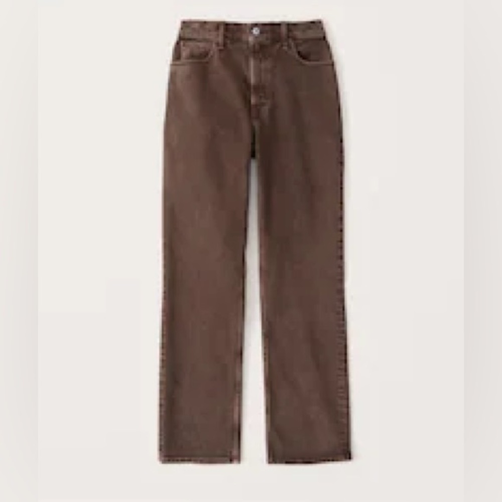 Abercrombie & Fitch 90’s straight ultra high rise jeans
